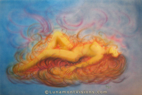 Airbrush Painting of Seduction
